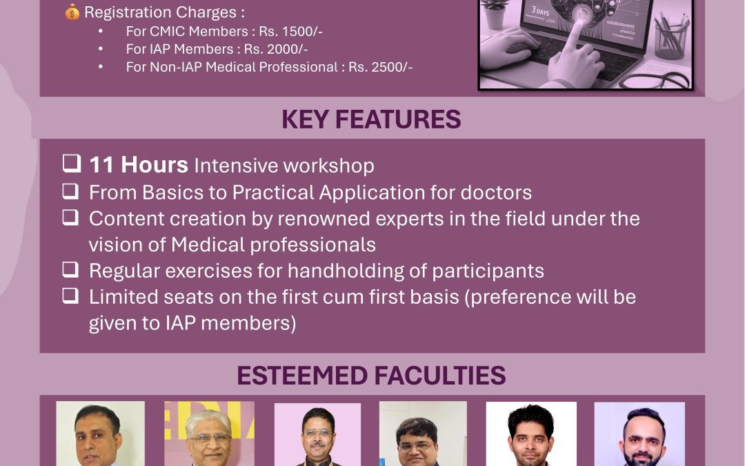 Artificial Intelligence for Medical Professionals – Online Workshop II – Registration